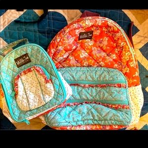 Matilda Jane backpack and lunch carrier! Never been used!